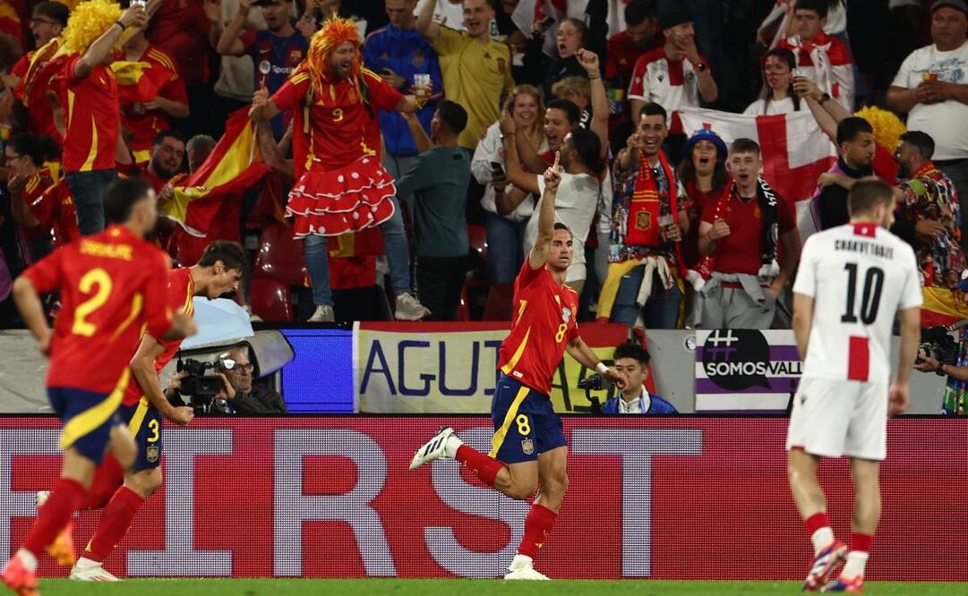 España sufrió los primeros 18 minutos del partido. Foto: EFE.
