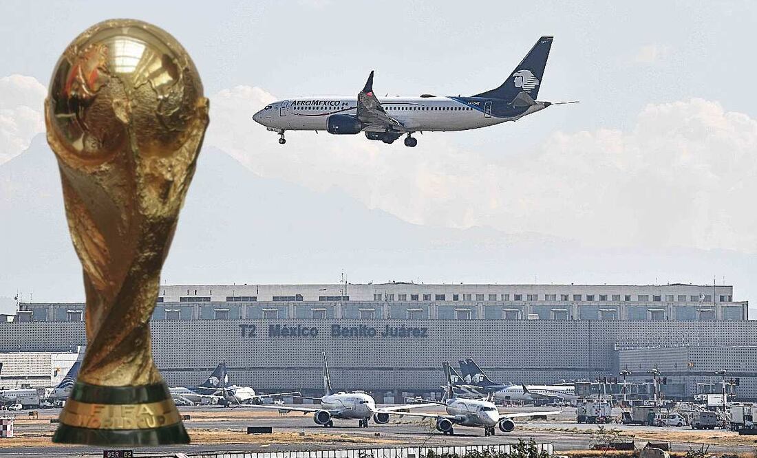 ¿Cuál aeropuerto mexicano ofrece vuelos directos a las 16 sedes del Mundial? FOTO: Especial