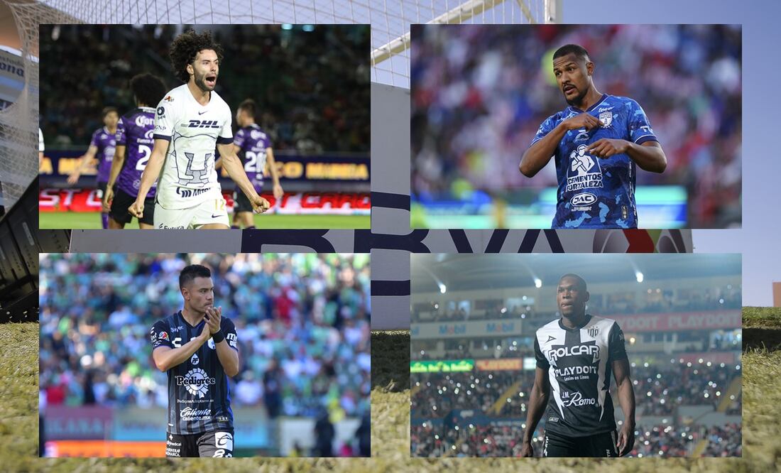 César Huerta, Salomón Rondón, Pablo Barrera y Diber Cambindo con sus equipos / FOTOS: Imago7