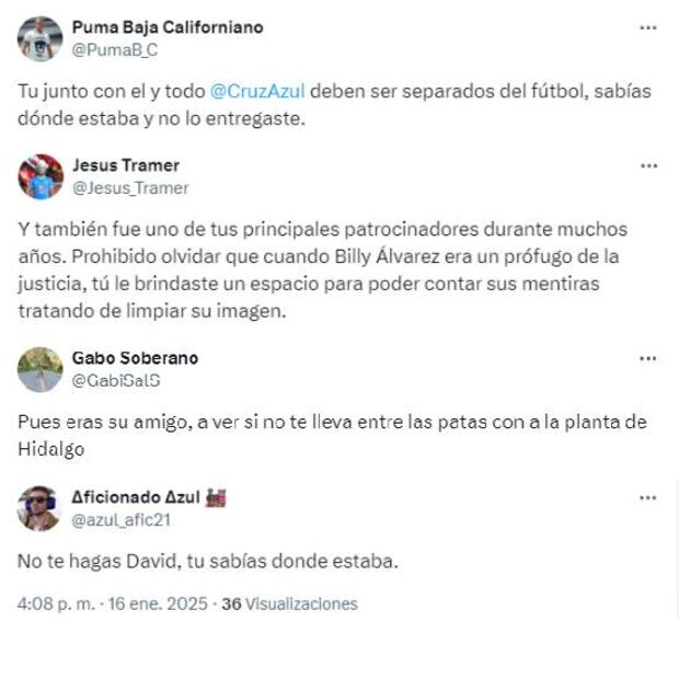 Los internautas reventaron a David Faitelson, argumentando que sabía de su paradero y no lo entregó a las autoridades. Foto: Especial