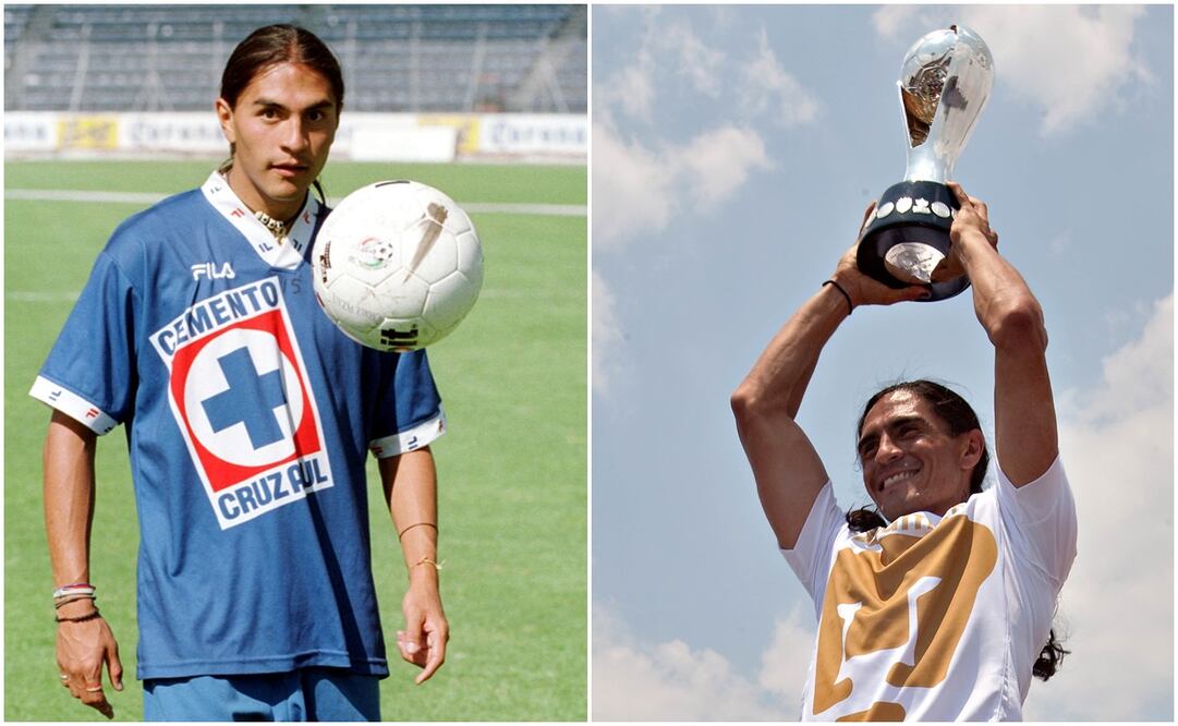 Francisco Palencia con Cruz Azul y Pumas / FOTO: Interna El Universal-AFP