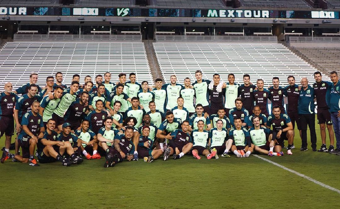 La Selección Mexicana va con lo mejor que tiene ante Brasil. Foto: @miseleccionmx