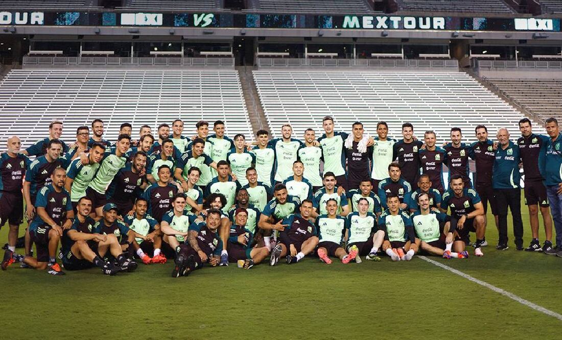 La Selección Mexicana va con lo mejor que tiene ante Brasil. Foto: @miseleccionmx