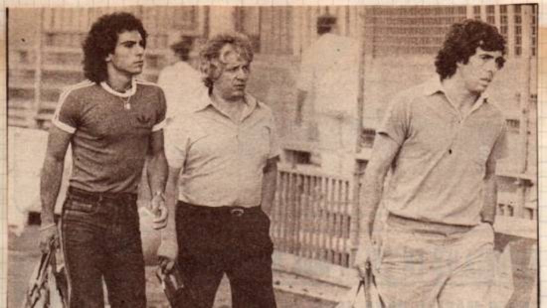 Rubén Cano y Hugo Sánchez estuvieron juntos en el Atlético de Madrid durante un año. Foto: Especial