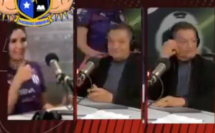 Comentarista regio fue captado en pleno programa mirando de manera indebida a una compañera