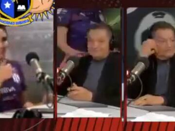 Comentarista regio fue captado en pleno programa mirando de manera indebida a una compañera