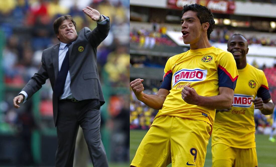Miguel Herrera conoció a Raúl Jiménez en el 2013. Foto: Imago7.