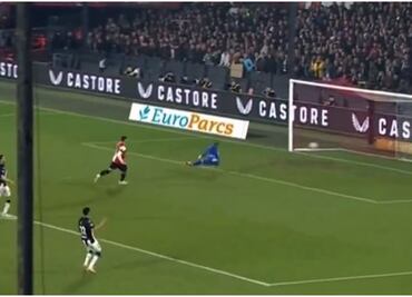 Santiago Giménez vuelve a marcar con Feyenoord frente al Heracles en la Eredivisie