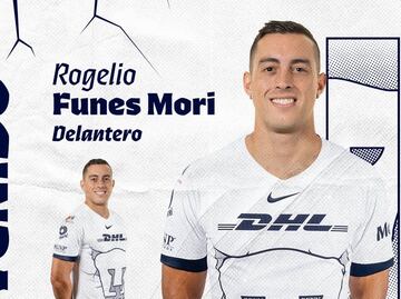 Rogelio Funes Mori ya es nuevo jugador de Pumas