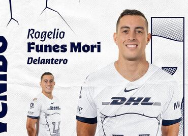 Rogelio Funes Mori ya es nuevo jugador de Pumas