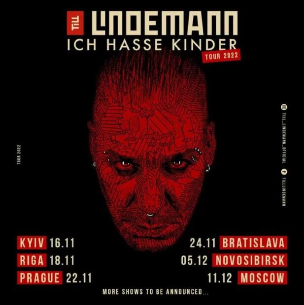 Till Lindemann, vocalista de Rammstein, cancela conciertos en Rusia