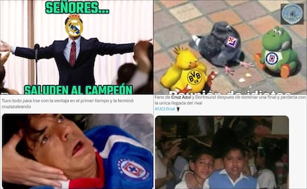 Usuarios no perdonaron al Dortmund y lo compararon con el Cruz Azul tras perder la Final de UCL