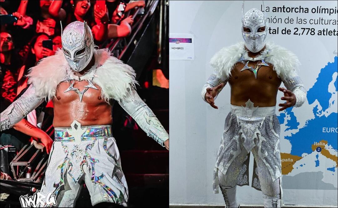 Myzteziz Jr, previo a algunas de sus luchas. FOTOS: @myztezizjr