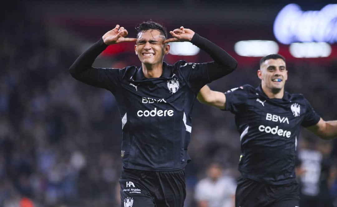 Fidel Ambriz festeja el solitario gol con el que Monterrey venció a Pachuca. Foto: Imago7