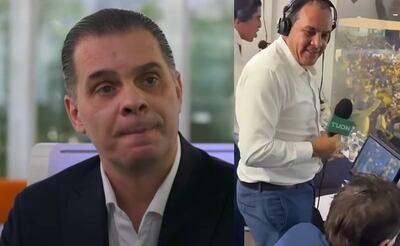 El narrador de Azteca Deportes espera pronto tener a Blanco en una transmisión.  Foto: Especial.