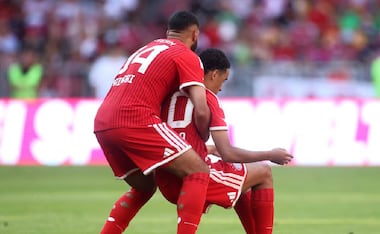 Jamal Musiala encendió las alarmas en un partido amistoso del Bayern Múnich / Foto: Especiales