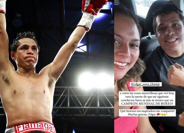 Edgar Sosa de Campeón Mundial de Boxeo a conductor de aplicación móvil