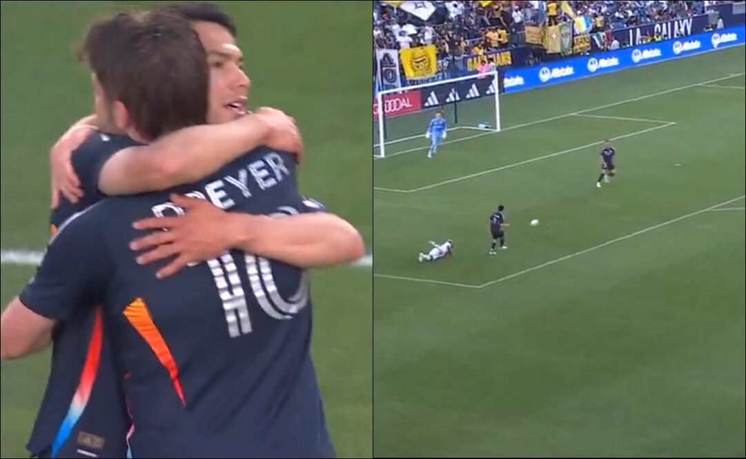 Hirving Lozano dio asistencia en el primer gol en la historia del San Diego FC en la MLS. FOTO: Capturas