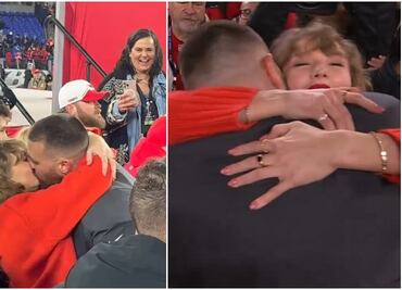 Travis Kelce protagoniza romantico festejo con Taylor Swift tras avanzar al Super Bowl LVIII
