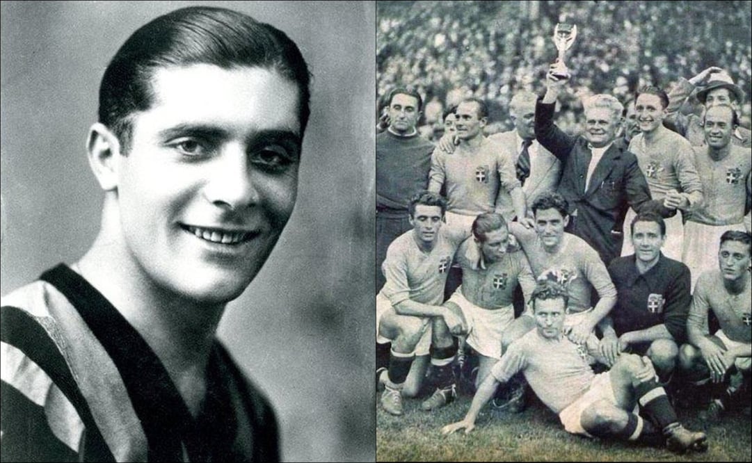 Giuseppe Meazza, figura de Italia en los Mundiales de 1934 y 1938. FOTOS: ESPECIALES