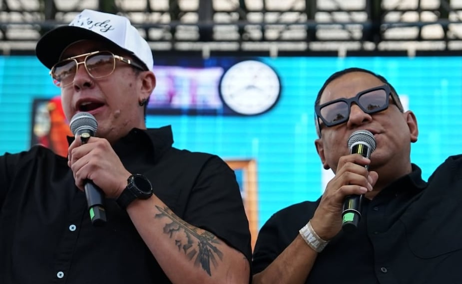 Gianni Pex y Rulo Matías estuvieron en el Pumas vs Cruz Azul / Foto: @gianni.pex en Instagram