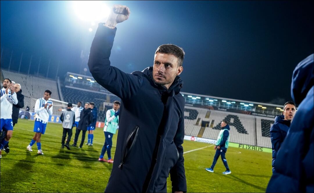 Martín Anselmi, tras un partido con el Porto. FOTO: FC Porto