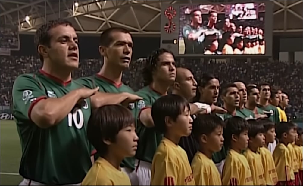 Cuauhtémoc Blanco y Jared Borgetti fueron alguno de los líderes de aquella selección que representó a México en la Copa Mundial de 2002. FOTO: Captura