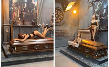 Video de funeraria con mujeres en lencería se hace viral
