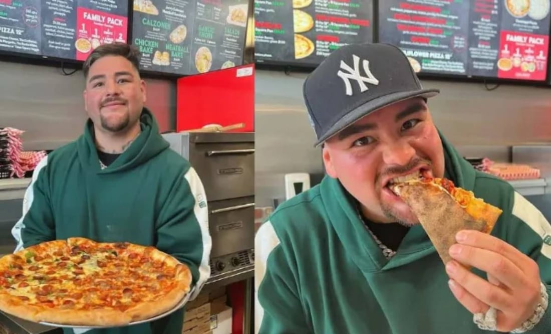 Andy Ruiz está a punto de abrir su primer restaurante de pizzas en California. Foto: Especial