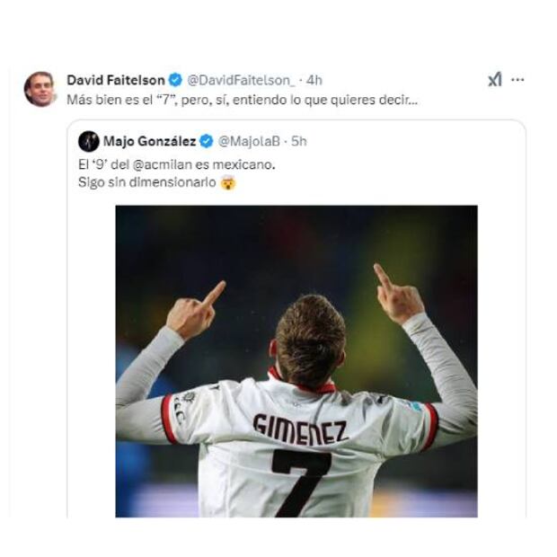 Este fue la polémica respuesta que hizo david Faitelson a una publicación de Majo González. Foto: Especial