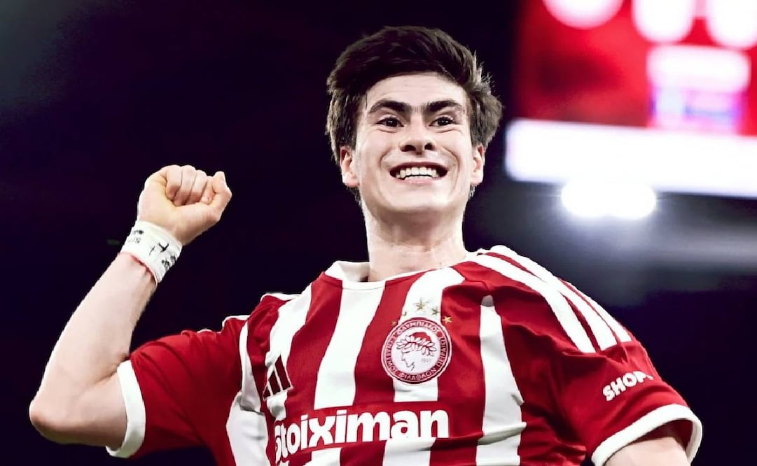 Armando González puede tener su debut en Europa League este miércoles 16 de septiembre / Foto: @Olympiacos Instagram