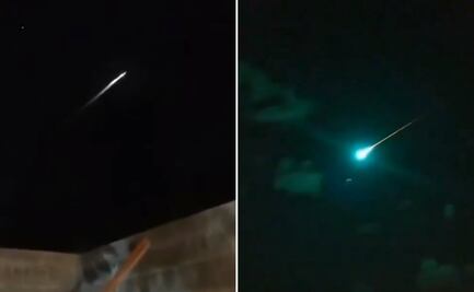 Así se vio el meteorito que pasó por Monterrey y cayó en Tamaulipas