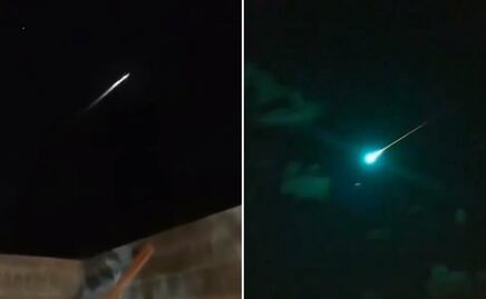 Así se vio el meteorito que pasó por Monterrey y cayó en Tamaulipas