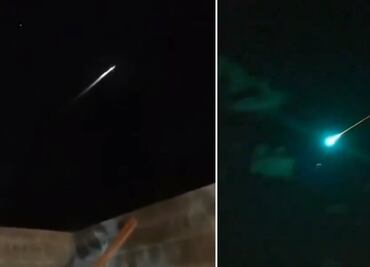 Así se vio el meteorito que pasó por Monterrey y cayó en Tamaulipas