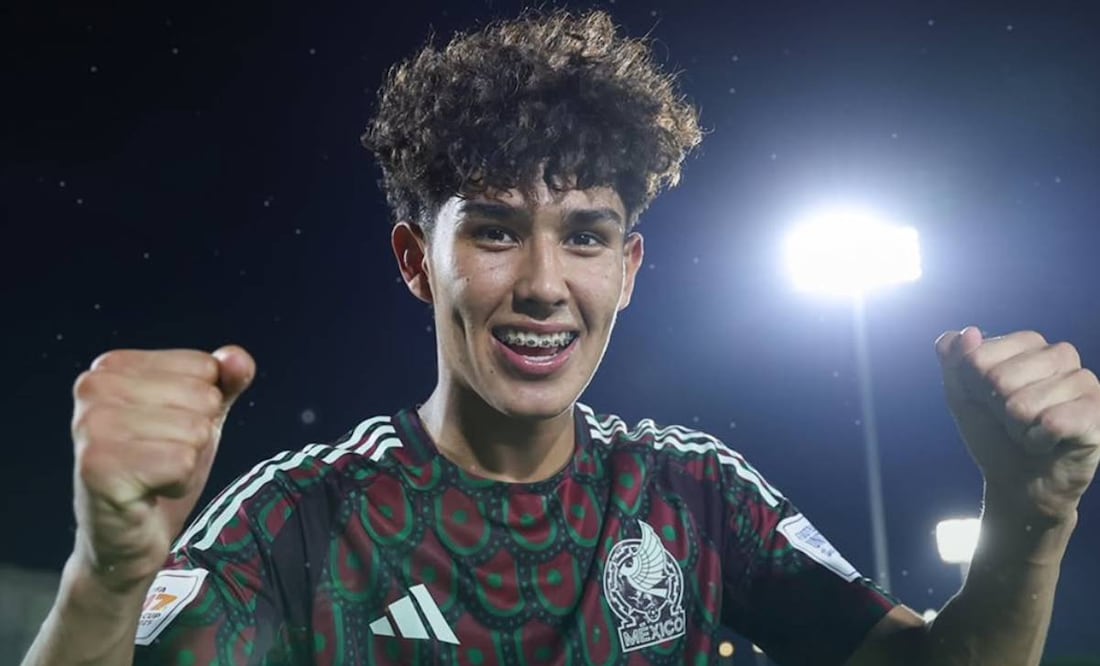 Ian Olvera anotó el gol del triunfo ante Costa de Marfil. FOTO: @miseleccionsubs