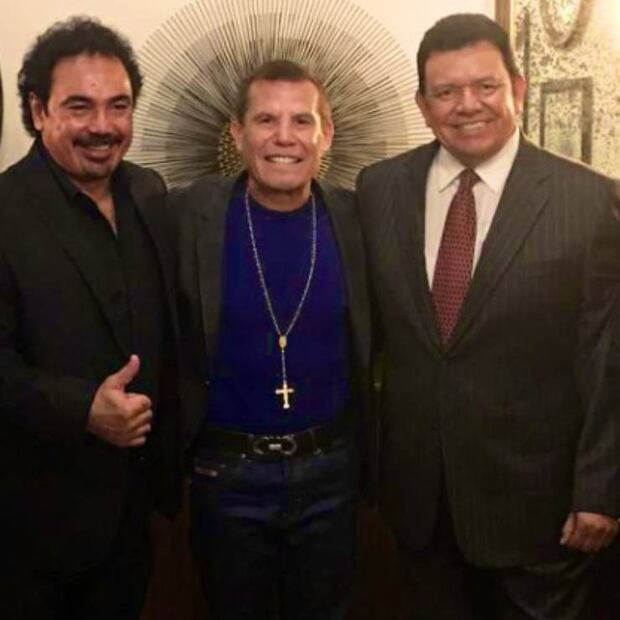 Hugo Sánchez, Julio César Chávez y Fernando Valenzuela. FOTO: Especial