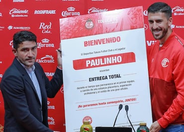 Toluca presenta oficialmente a su delantero Paulinho para el Apertura 2024