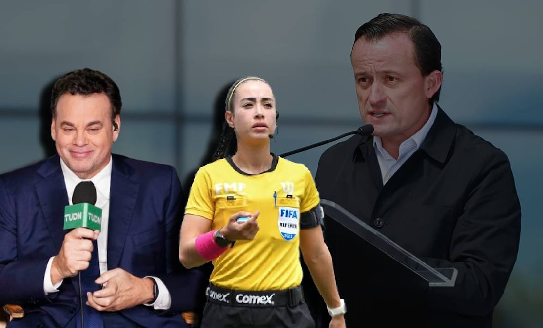 David Faitelson, Katia Itzel García y Mikel Arriola / FOTOS: Imago7