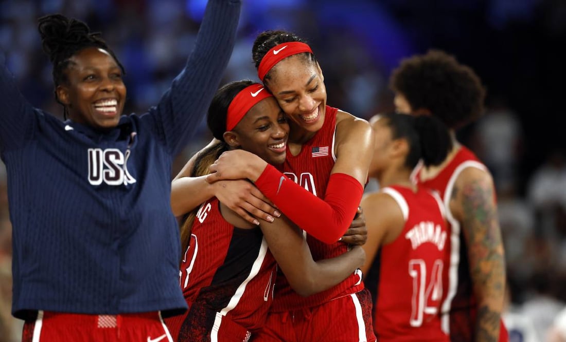 Estados Unidos terminó sufriendo en los últimos instantes del encuentro. Foto: EFE.