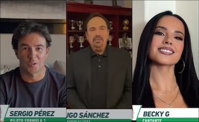 Hugo Sánchez, Becky G, Checo Pérez y otras personalidades presentan lista del Tri: "Somos México"  