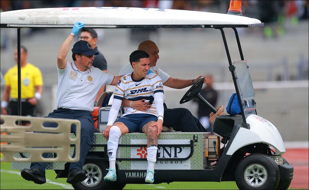 Leo Suárez salió muy temprano en el juego ante Pachuca por lesión. FOTO: Imago7