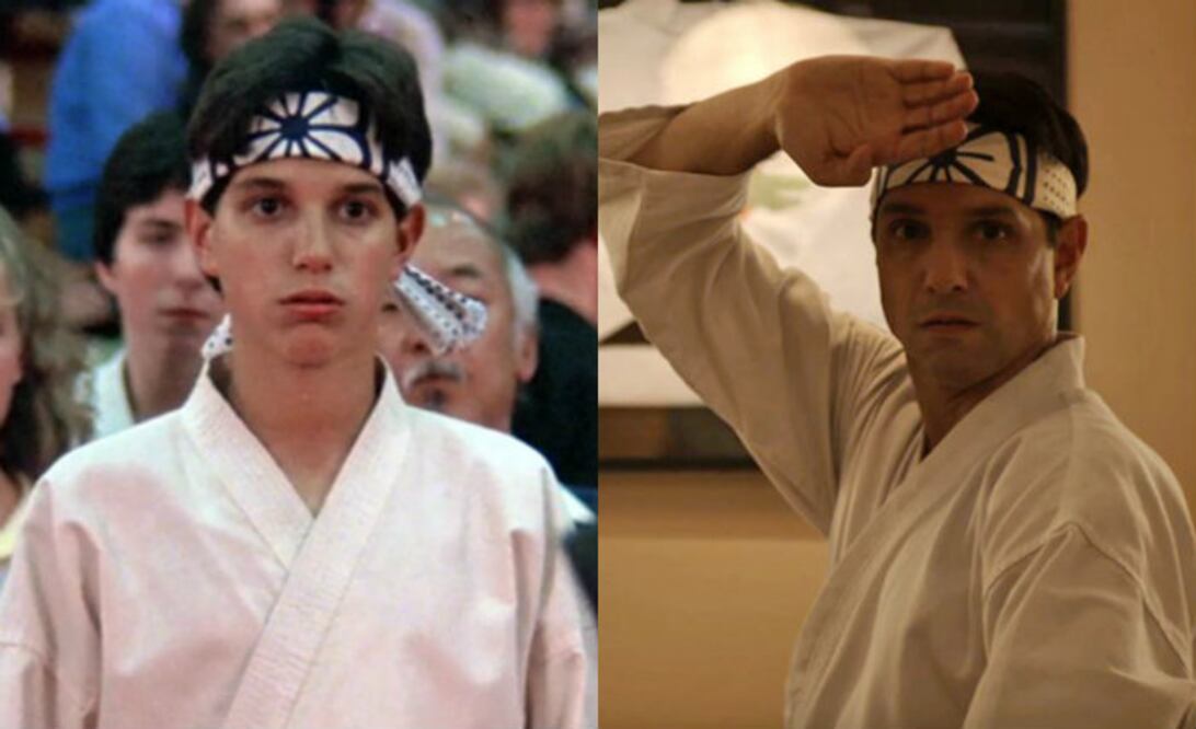 Fue el protagonista de la saga “Karate Kid” con el papel de Daniel. Aunque ha participado en varios proyectos, no volvió a aparecer como estrella de otra producción. Ahora, a los 58 años de edad, lo vemos dirigiendo el Miyagi-do en “Cobra Kai”. (Fotos: Columbia Pictures /Netflix)