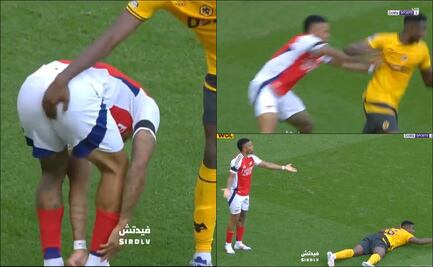 ¡La Premier se puso media rara! Gabriel Jesús es tocado en parte íntima y recibe tarjeta amarilla