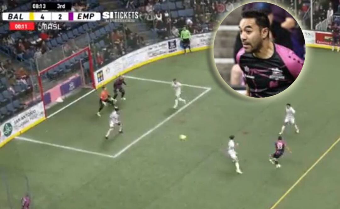 Marco Fabián anotó un golazo desde afuera del área con el Empire Strykers. Foto: Especial