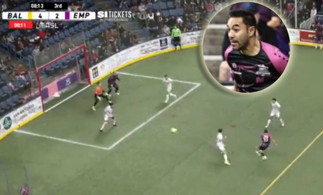 Marco Fabián anotó un golazo desde afuera del área con el Empire Strykers. Foto: Especial