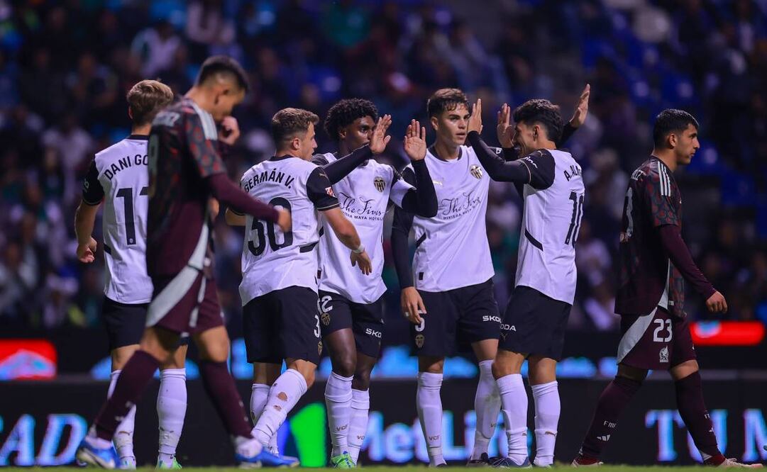 Valencia amargó el juego de México en la cancha del Cuauhtémoc. Foto: Imago7.