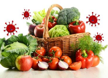 ¿Cuánto tiempo puede sobrevivir el coronavirus en los alimentos?