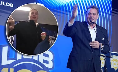 Filtran video donde David Faitelson amenaza con "agarrar a madra..." a un periodista regiomontano. FOTOS: Imago7 / Captura