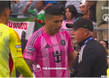 VIDEO: Luis Suárez perdió la cabeza y le escupió a un auxiliar de Seattle Sounders tras caer en la final de la Leagues Cup