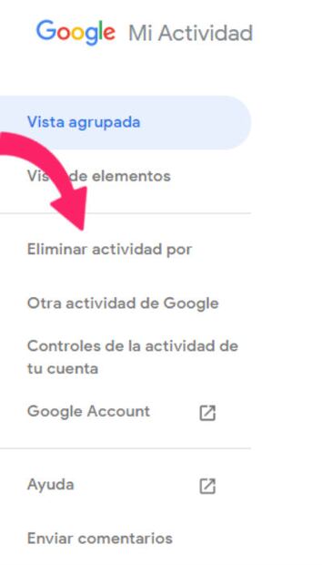 ¿Sabes cómo borrar tu historial de búsqueda en Google?